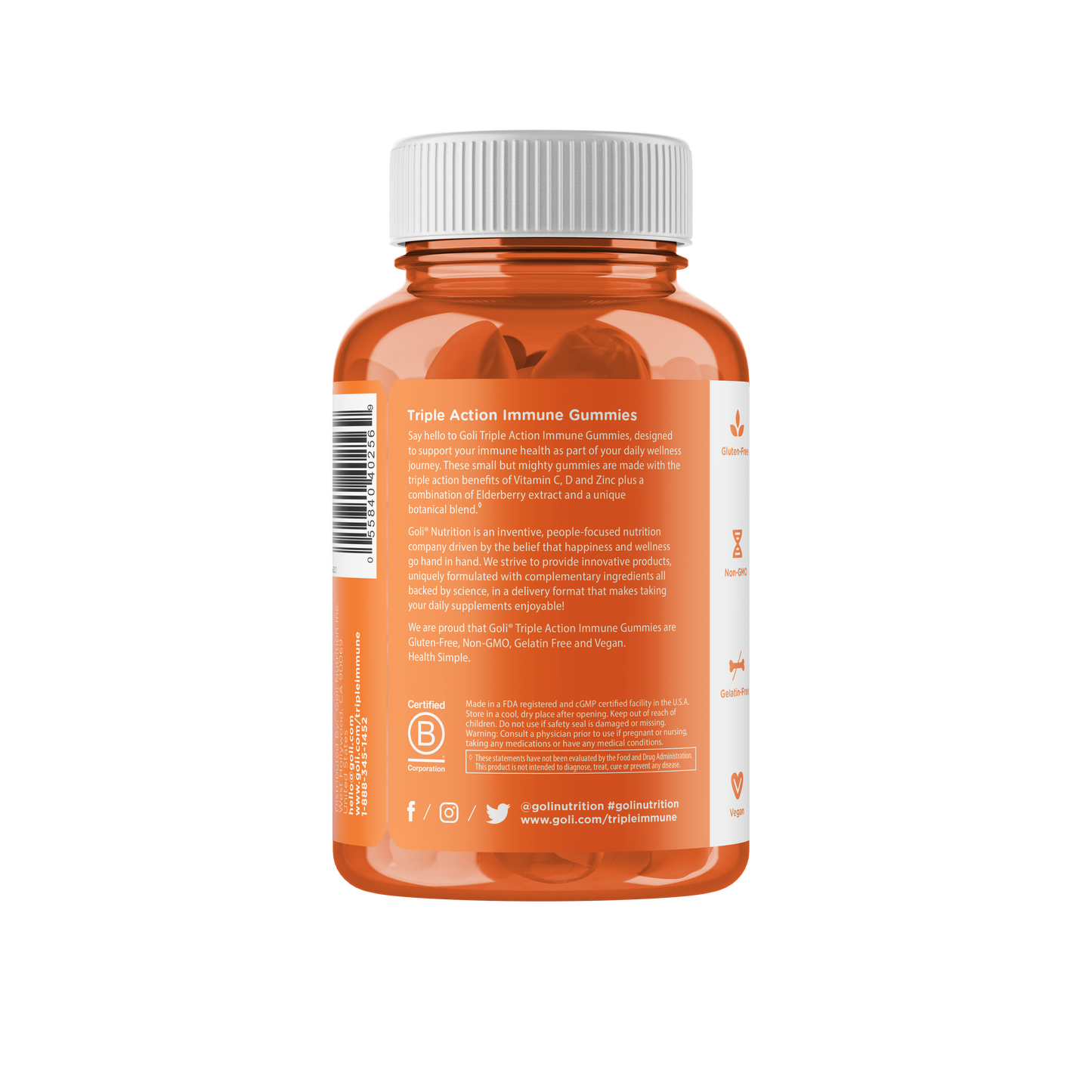 Goli Nutrition Immune Multivitamin Vegan Gummies - 60ct