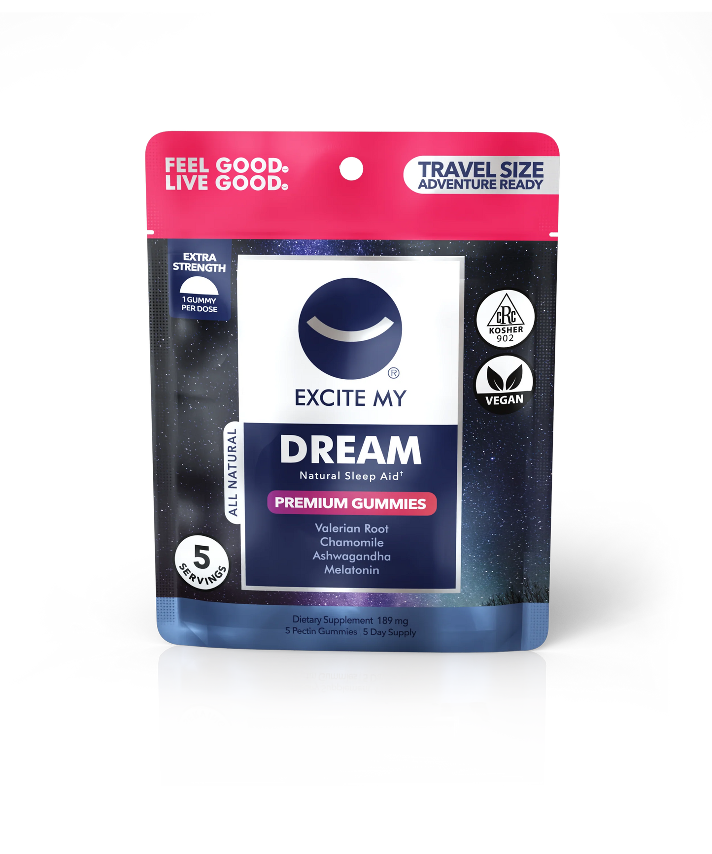 Excite My Dream Gummies - Natural Sleep Aid - 48 ct