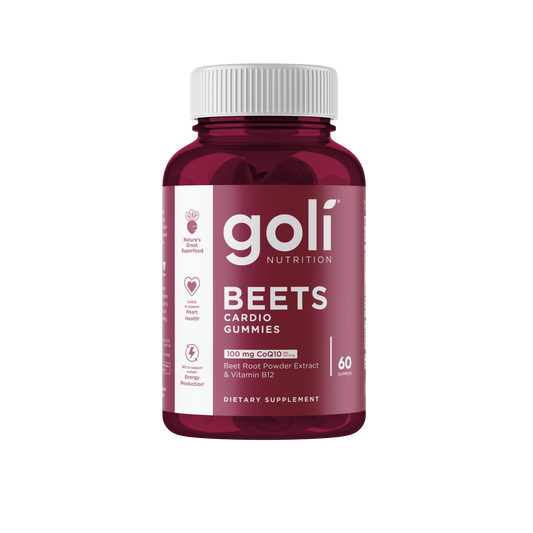 Goli Nutrition Beets Cardio Vegan Vitamin Gummies - 60 ct
